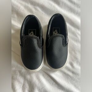 Black Vans Slip on Toddler